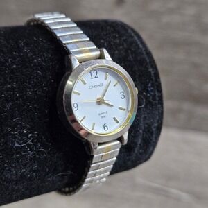 Carriage by Timex Women's Quartz Watch Two-Tone Expansion Band Water Resistant